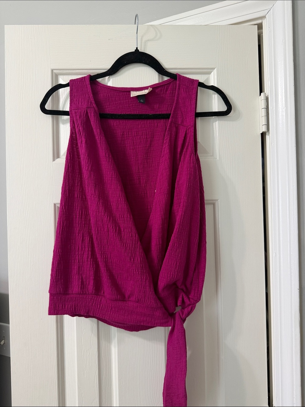 Universal Thread Fuchsia Side-Tie Wrap Camisole